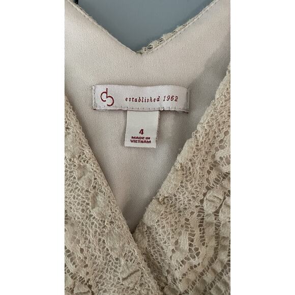 Cottagecore 4 Fairy Coquette Romantic Lace Dress Boho Bridal Prairie Angel - Picture 10 of 12